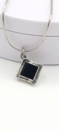 925 vintage Sterling silver Onyx set