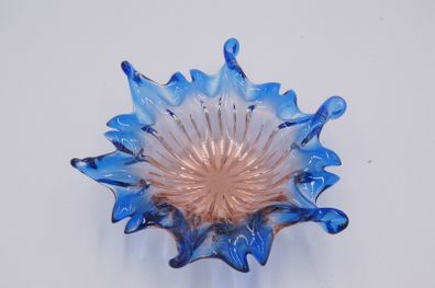Murano Glass Blue Bowl