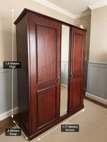 Victorian Mahogany Wardrobe. Perfect condition. Drumcondra