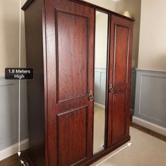 Victorian Mahogany Wardrobe. Perfect condition. Drumcondra