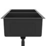Handmade Kitchen Sink with Strainer Black Stainless Steel Image 5