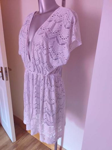 Janina white lace cover up size UK20/22 EU48/50 Postage included