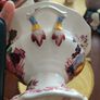 Antique Decor- Vintage Masons Pedestal Bowl Image 4
