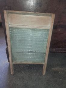 Vintage Glass Washboard