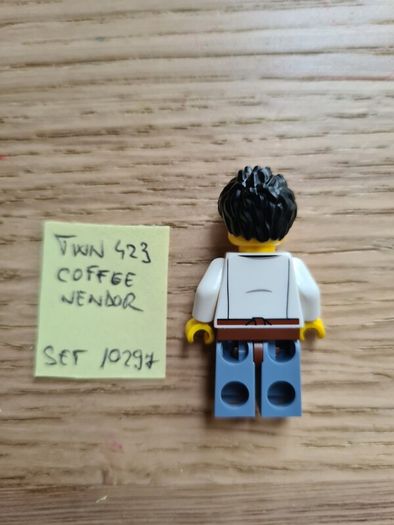 lego twn423 coffee vendor, set 10297
