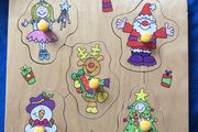 ECL small wooden Xmas puzzle