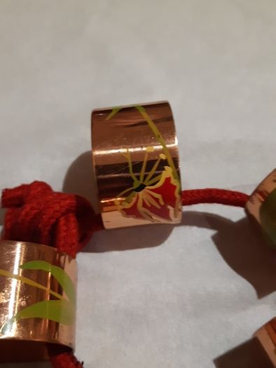 Copper serviette holders