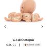 New JELLYCAT Little Maya Octopus Image 2