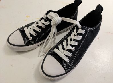 NEW: Converse style shoes size 4/37- black