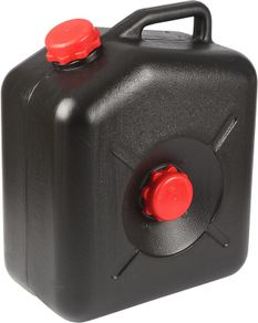 23L Black Jerry Can for Waste Water for Motorhomes, Caravans and Camping