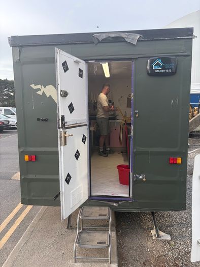 Mobile coffee trailer