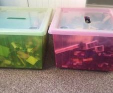 Two boxes of lego
