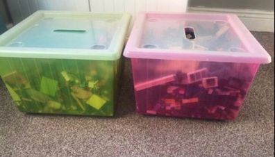 Two boxes of lego