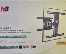 TV Mount Bracket Tilt Swivel Full Motion Feature Wall 40-80"