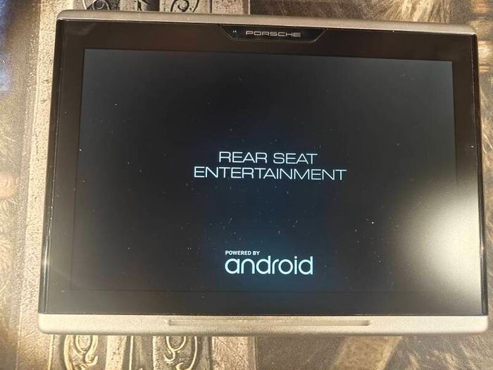 Porsche Rear Seat Entertainment Tablet