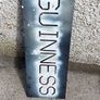 Guinness stencil laser cut steel metal stencil,,make ur own signs ,buyer collects or pays postage thank you, sold as is,heavy duty metal Image 8