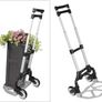 FREE EXPRESS SHIPPING Heavy Duty Folding Hand Truck Aluminium Trolley Multi Purpose Barrow Sack Shopping Trolley on Wheels - 80KG Load Capacity for Camping, Festival, Garden & Pallet Truck Transport Image 5