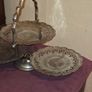 Vintage Silver Plate 3 Tier Folding Cake Stand Image 3