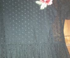 Girls Black Lace Dress