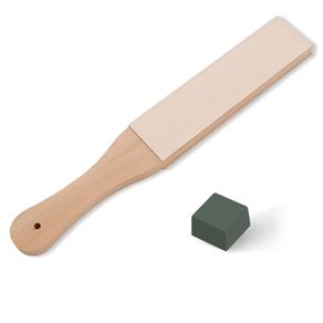 Brand New Honitra LAP Leather Strop Knife Sharpener 13.8-inch with Polishing Paste -