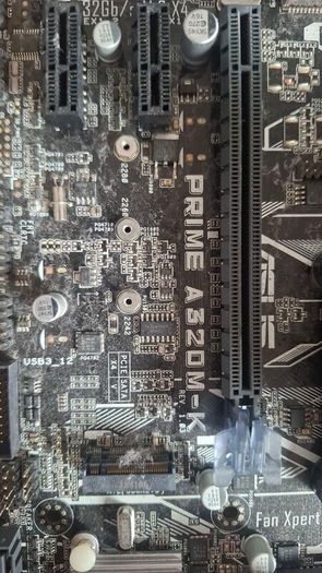 Asus Prime A320M-K REV. 1.03 Socket AM4 DDR4 AMD Motherboard with Back Plate