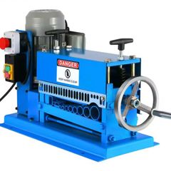 New  220v  Scrap Cable Stripping Machine 1mm-40mm, 10 Blades Wire Stripper Recycling Copper Cable Strippers