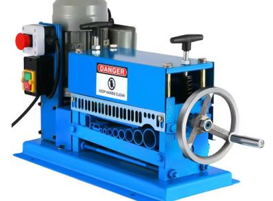 New  220v  Scrap Cable Stripping Machine 1mm-40mm, 10 Blades Wire Stripper Recycling Copper Cable Strippers
