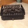 Wrought iron spanish basket gas fire Image 3