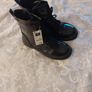 Dunnes Black Patent Boots Image 2