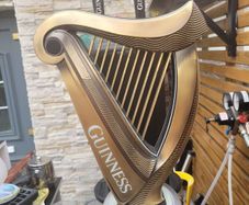 Guinness taps double tap 500 single tap 250 Heineken tap 150