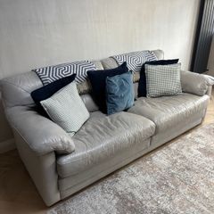 Leather Sofa/ Arm Chair/ Footstool