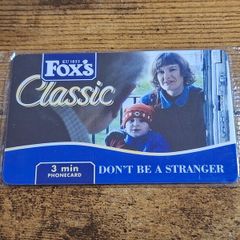 Great Britain UK Phonecard "Fox's Classic Biscuit", mint in wrapper, 3 minutes - free standard postage