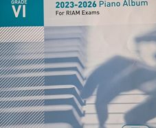 piano exam books RIAM
