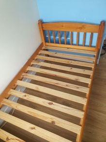 Pine single bed frame