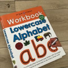 My big wipe work book lowercase alphabet