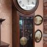 Victorian Oak Wall Clock Image 3