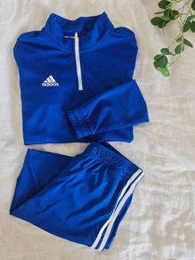 adidas boys half zip pullover &shorts