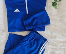 adidas boys half zip pullover &shorts