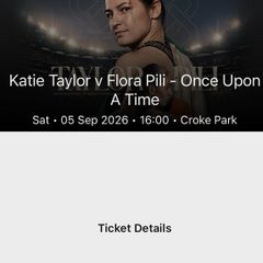 Katie Taylor x 2 - 5 Sept - Croke Park