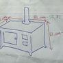 Cast Iron Wood Burning Cook Stove, Vintage Kitchen Fireplace Image 9