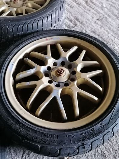 Toyota mr2 mk2 Sparco racing crimson alloy wheels
