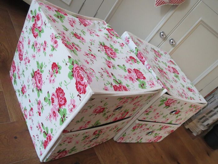 Rosali box drawers storage x2