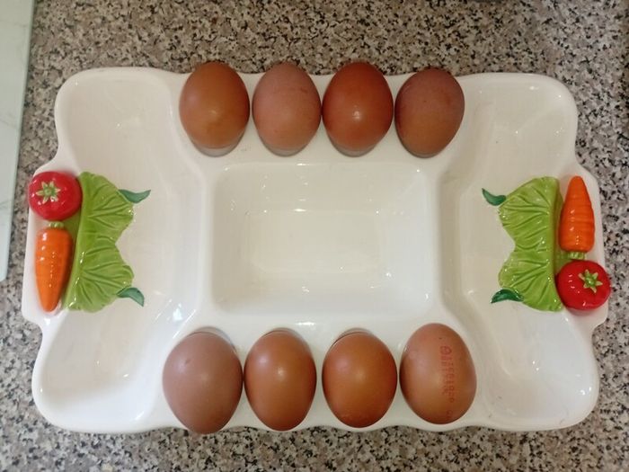 Vintage Ceramic Deviled Egg Tray