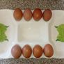 Vintage Ceramic Deviled Egg Tray Image 5