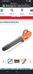 Leaf Blower Flymo 100 easyblow
