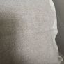 New bespoke 100% linen 50cm x 31cm cushion COVER in natural, Moss or winter white Image 3