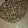 Antique vintage large bowl old cut glass. Image 3