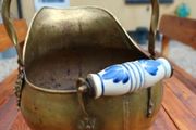 Large Brass Vintage Coal Scuttle