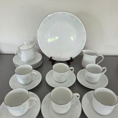 Tea Cups, Saucers Side Plates Cake Plate