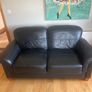 Black 3 seater/2seater/1 seater leather couches Image 4